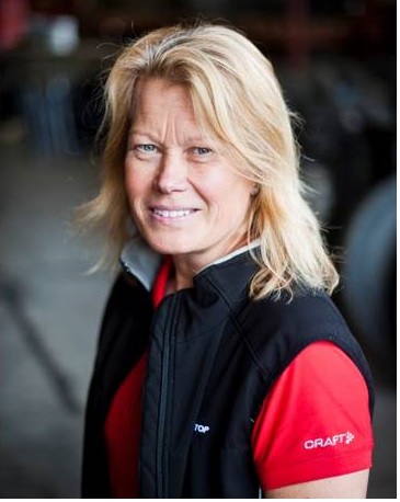 Kerstin Möjder på Bilcentrum i Kiruna investerade 2015 i nytt däckhotell med FRENDIX Däcklagersystem